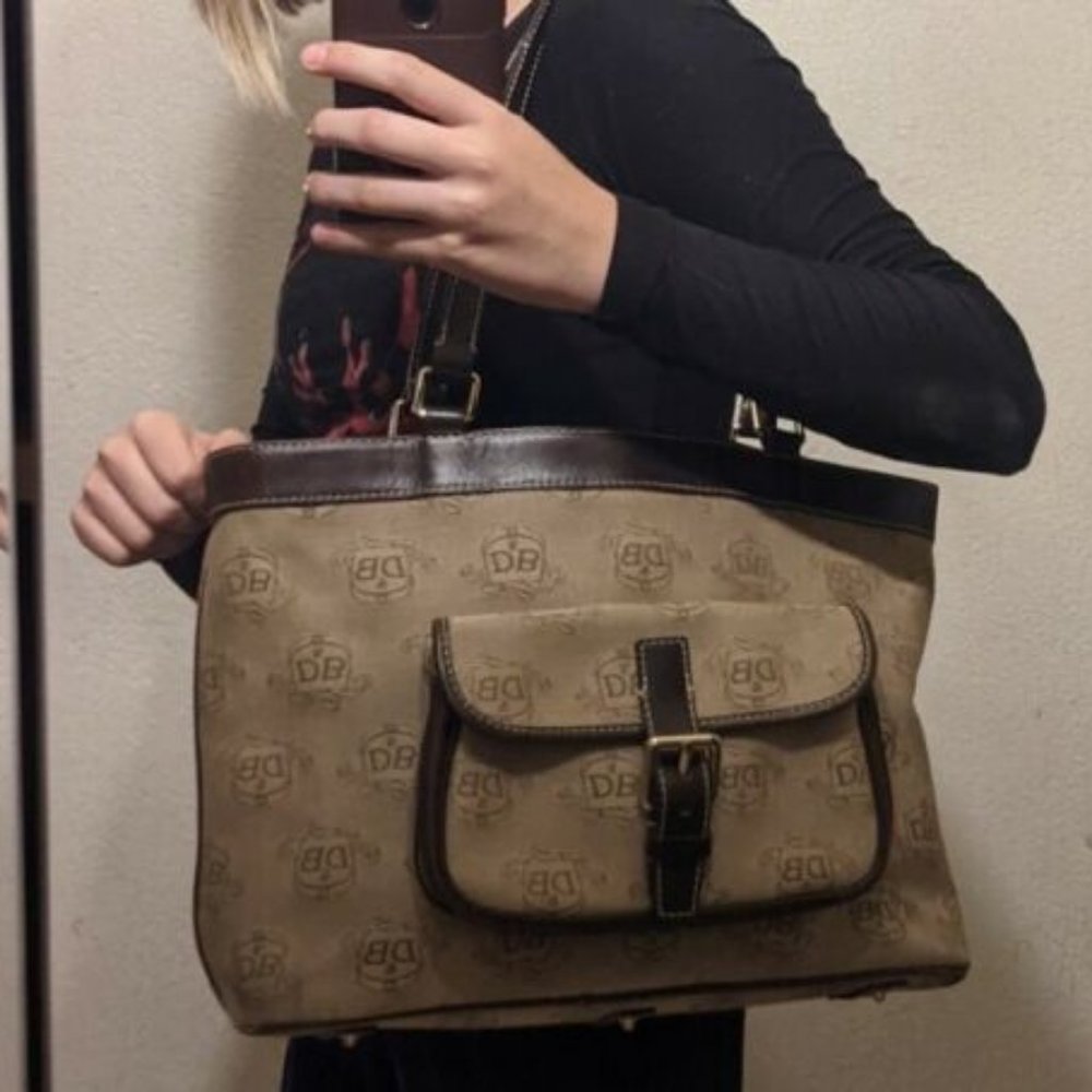 Authentic Brown Dooney & Bourke Purse Handbag
